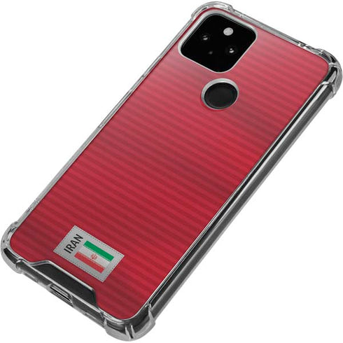 Iran Soccer Flag Google Pixel 4a 5G Clear Case